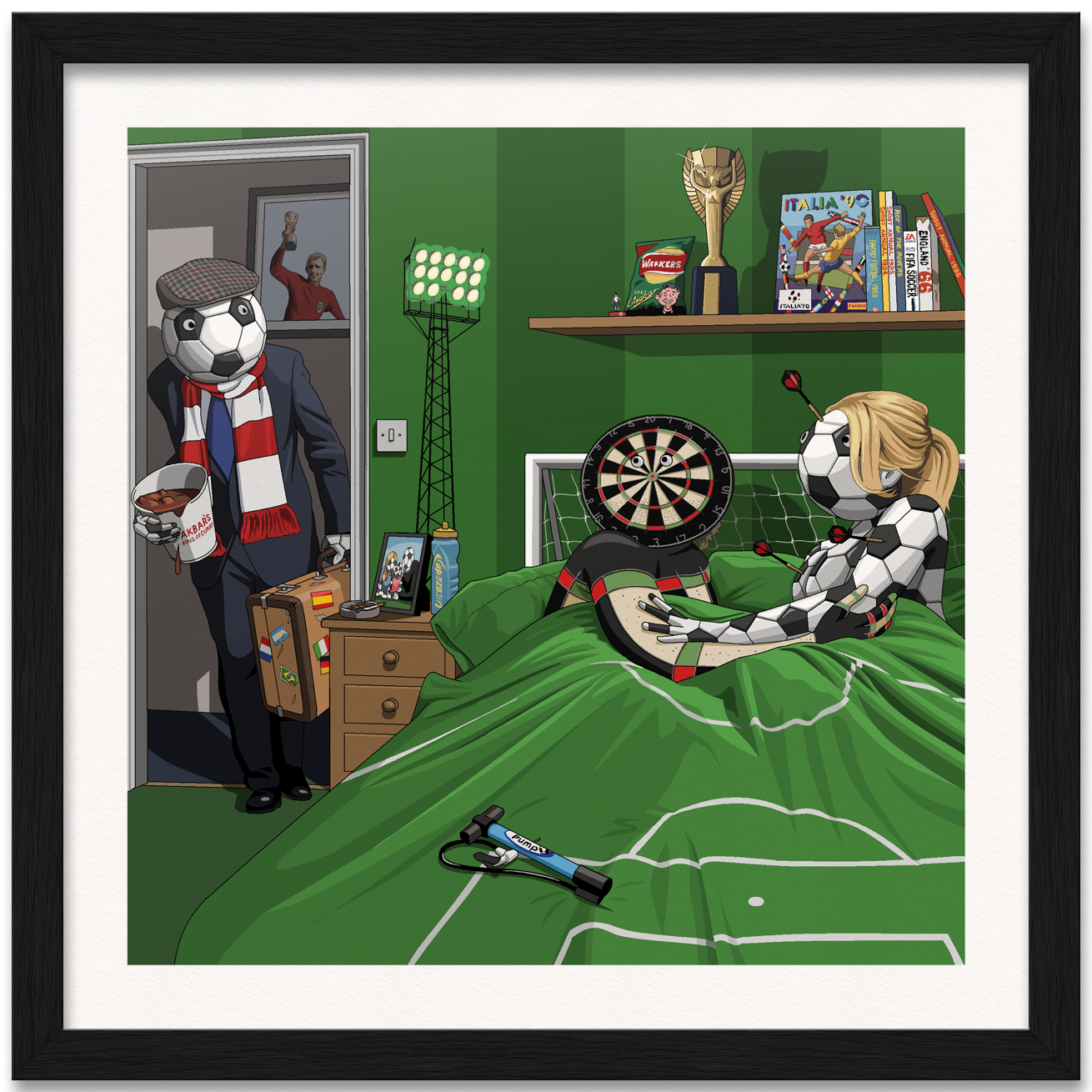 Football Coming Home Art Print