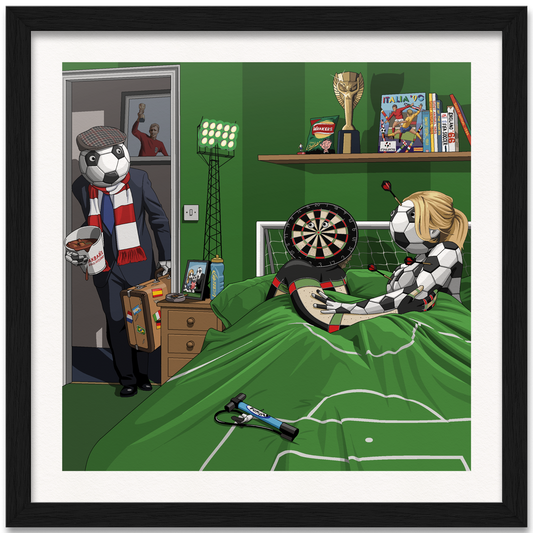 Football Coming Home Art Print