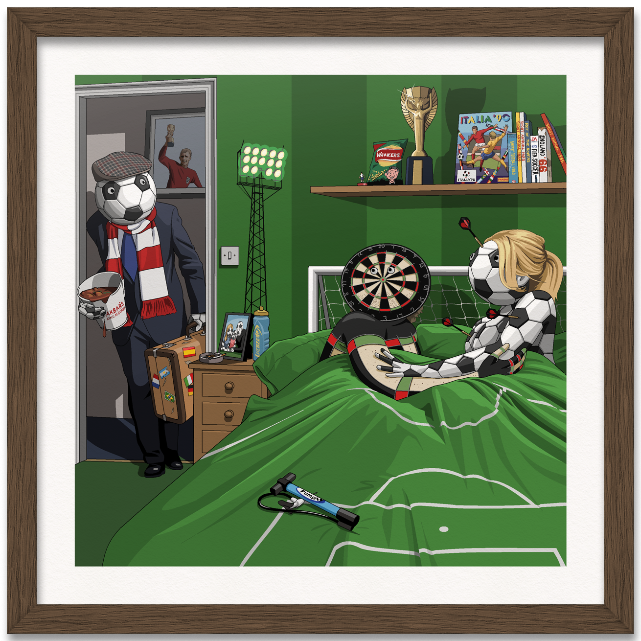 Football Coming Home Art Print