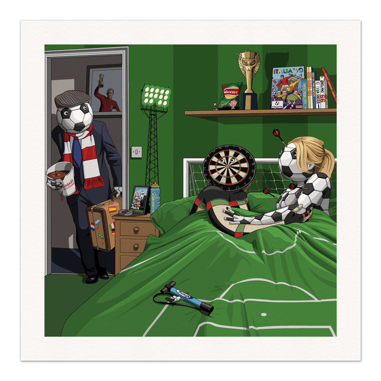 Football Coming Home Art Print