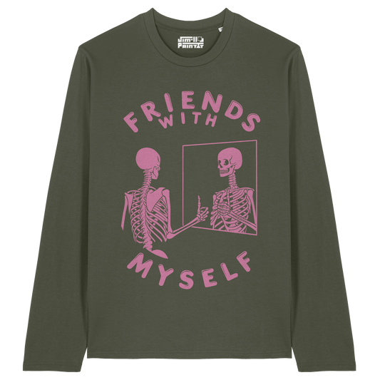 Friends With Myself - Longsleeve T-shirt