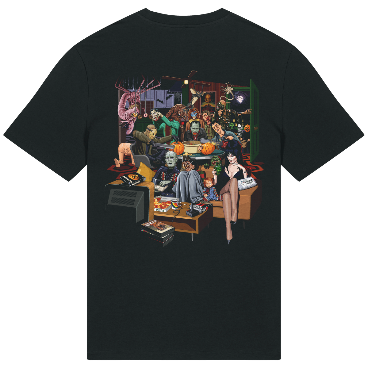 Halloween Party Special Edition Back Print Tee