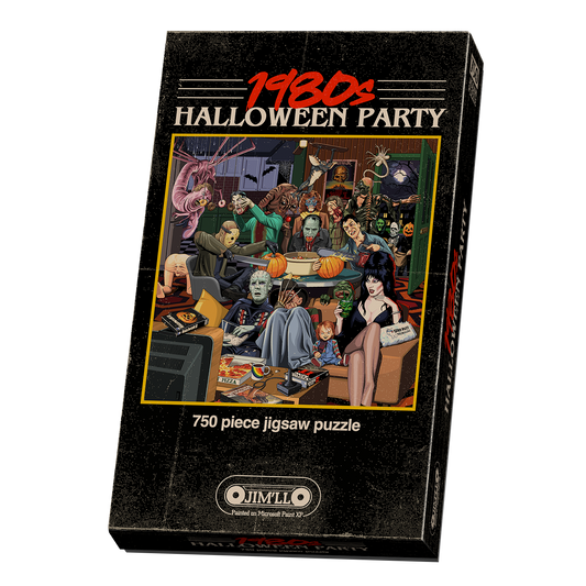 80s Halloween Party Jigsaw Puzzle - 750 Pieces