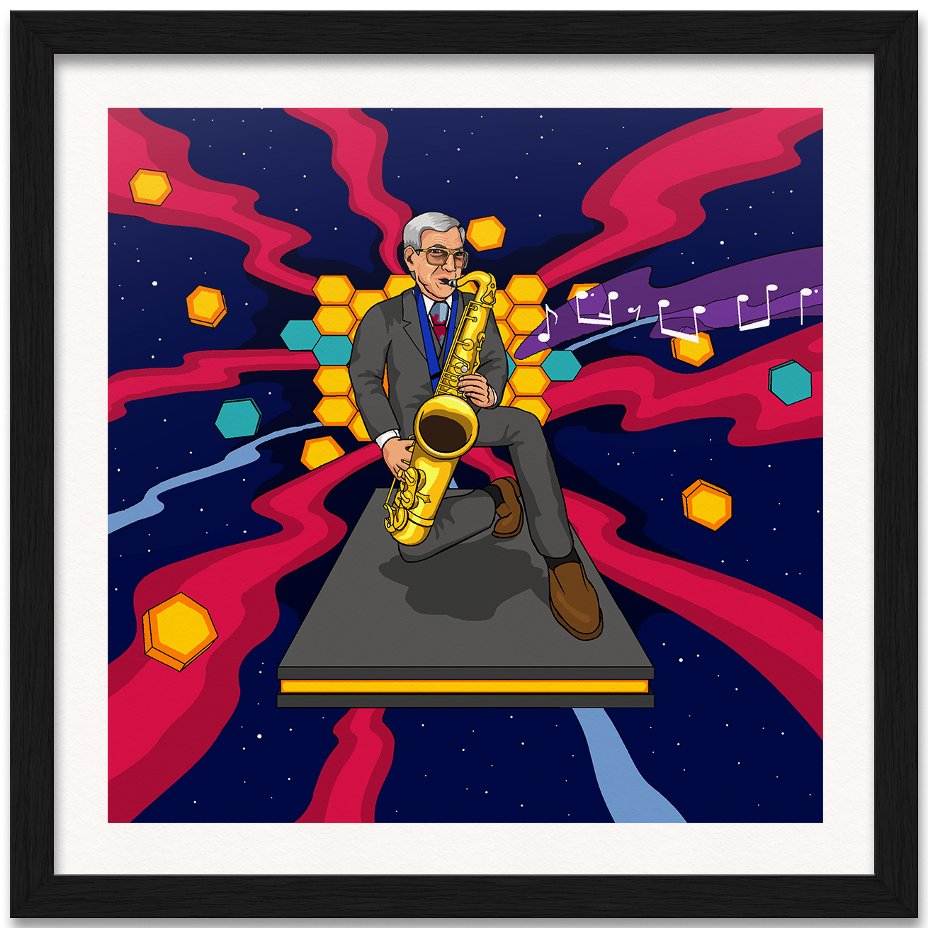 Bob Holness Art Print