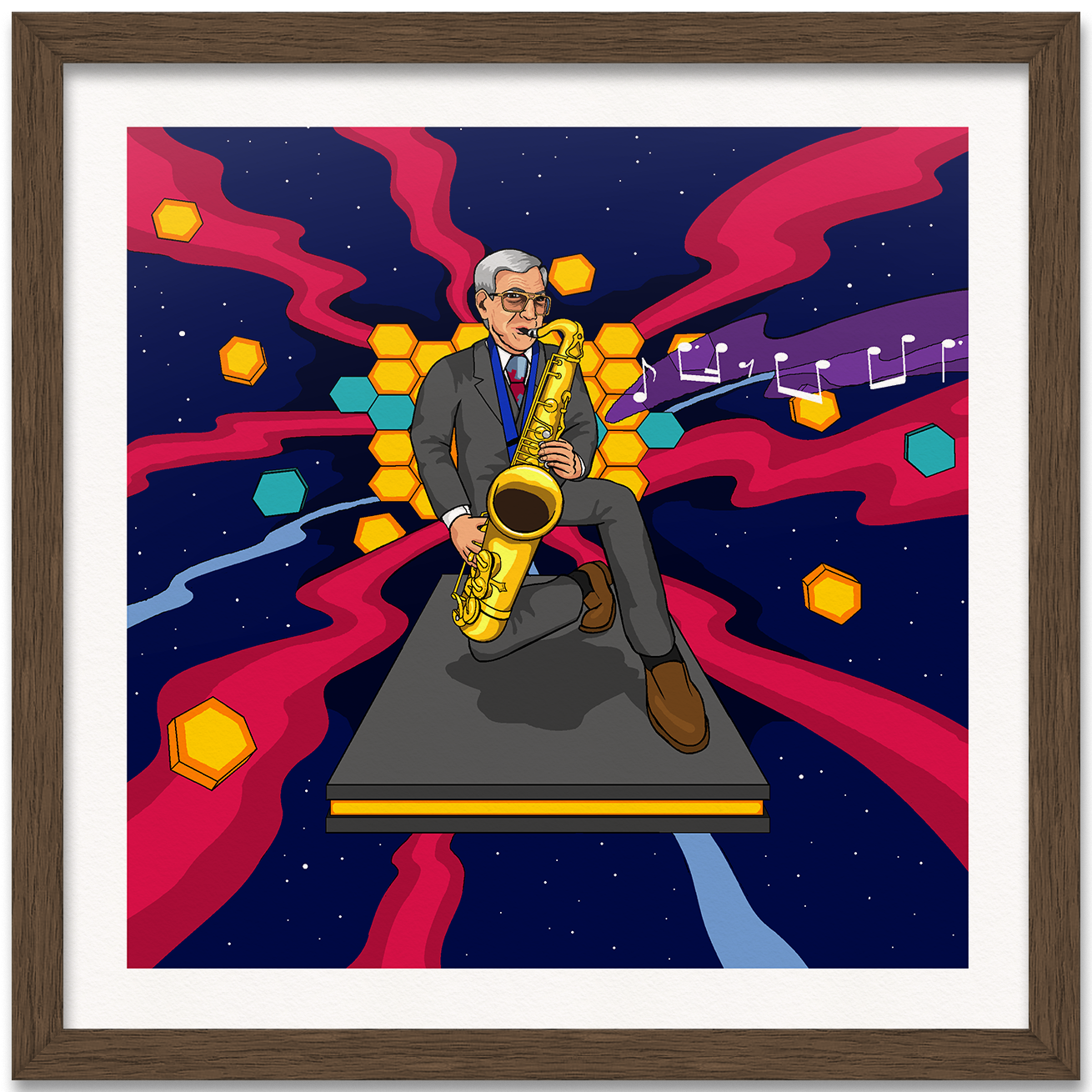 Bob Holness Art Print