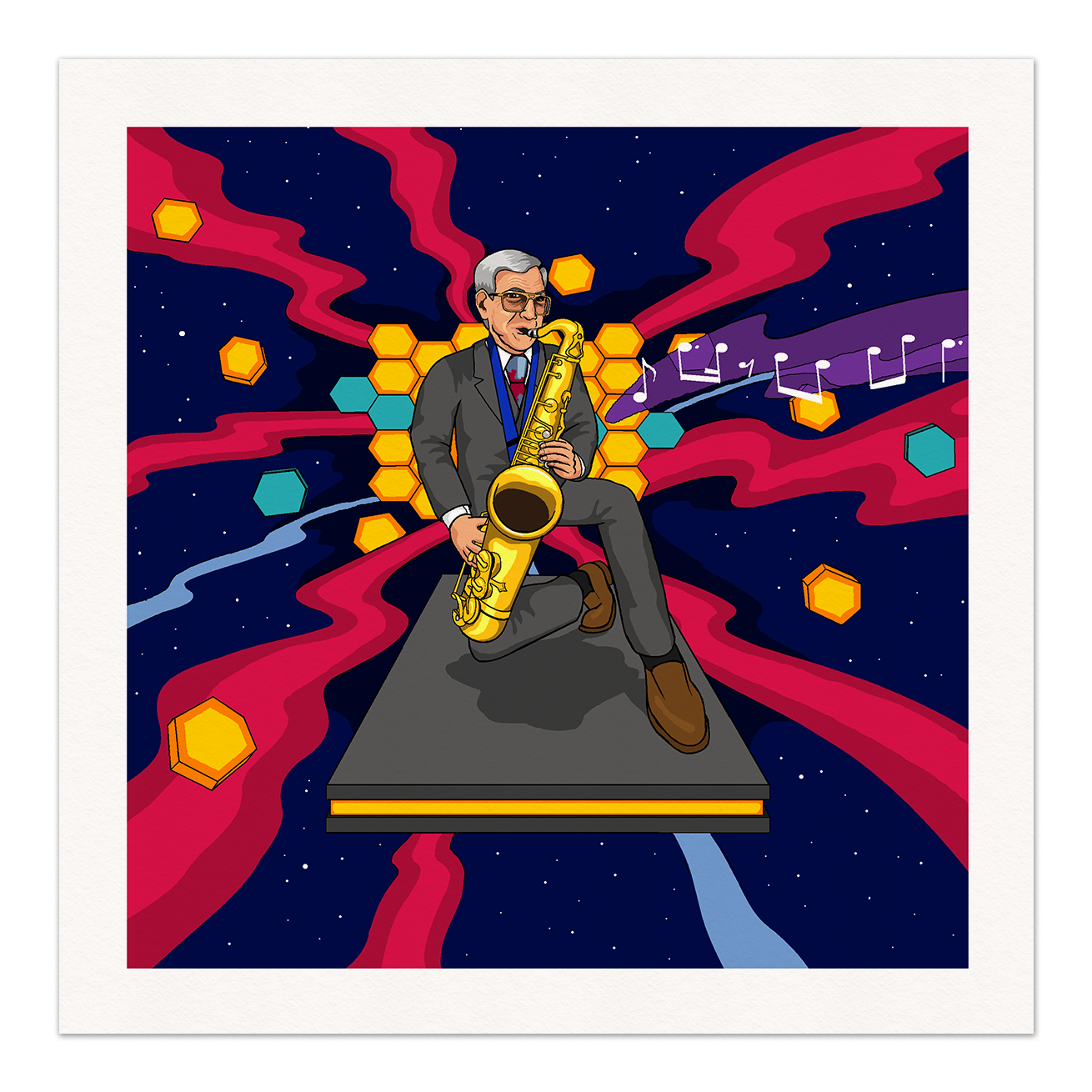 Bob Holness Art Print