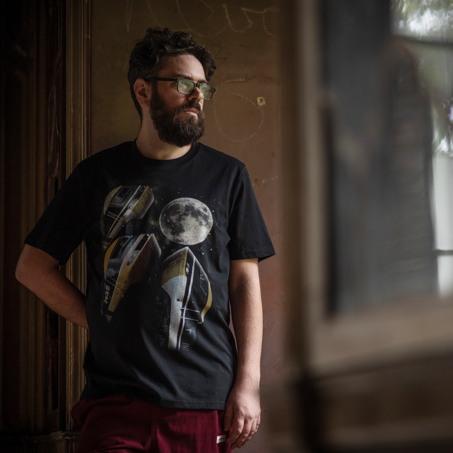 Three Intercity Moon T-shirt