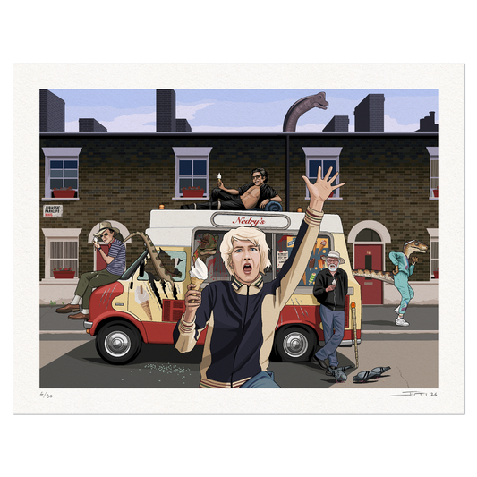Jurassic Parklife - Ltd Giclee Print