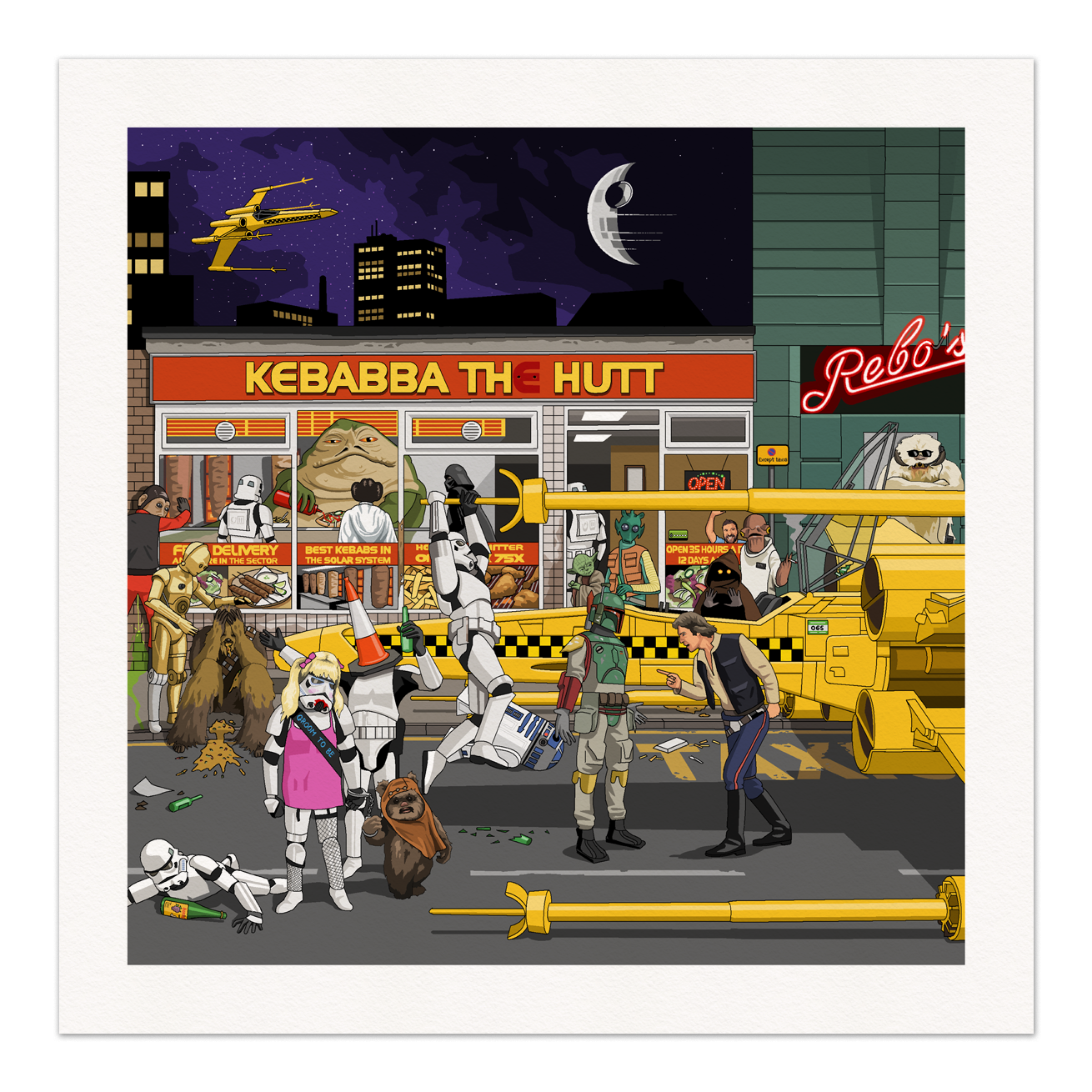 Kebabba The Hutt Art Print