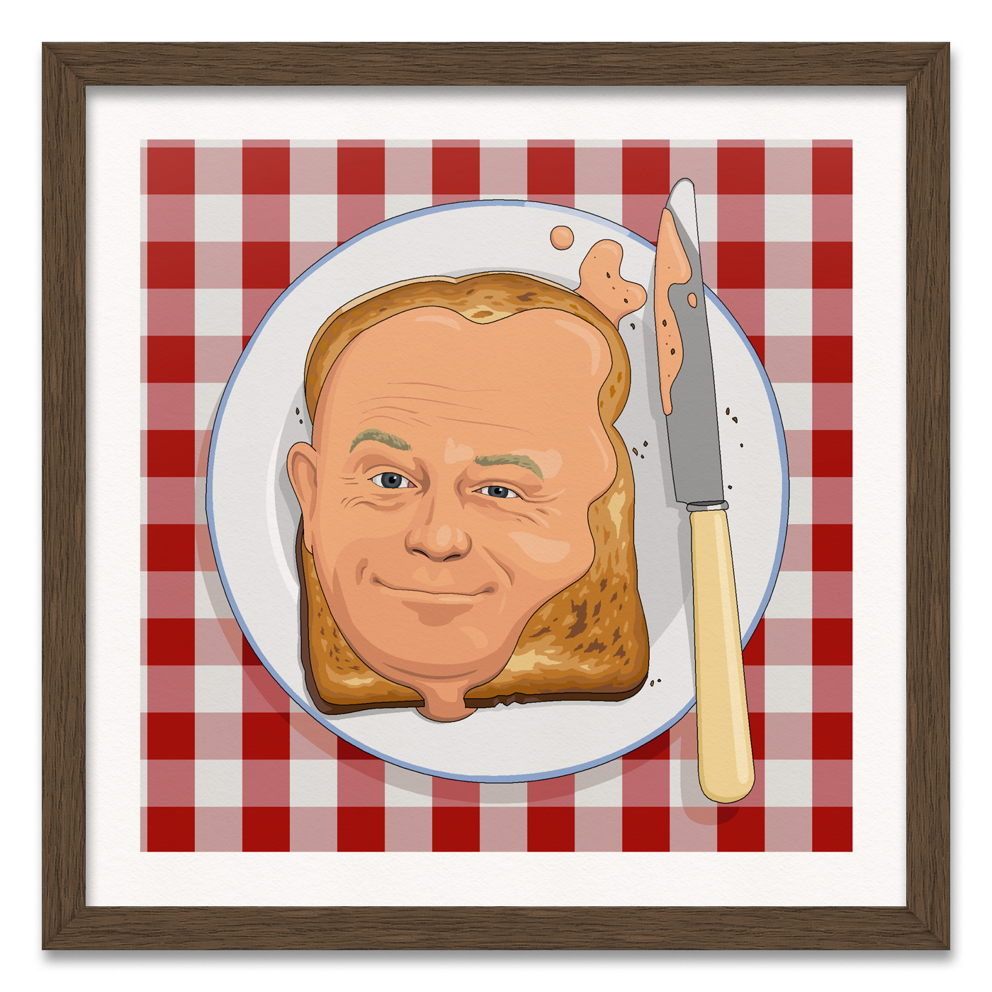 Ross Kemp On Toast Art Print