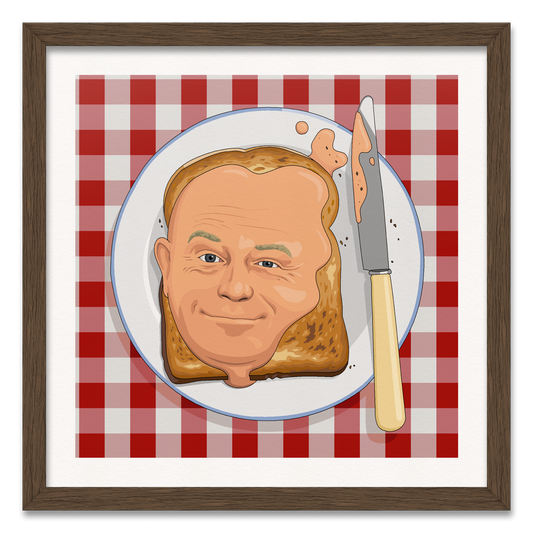 Ross Kemp On Toast Art Print