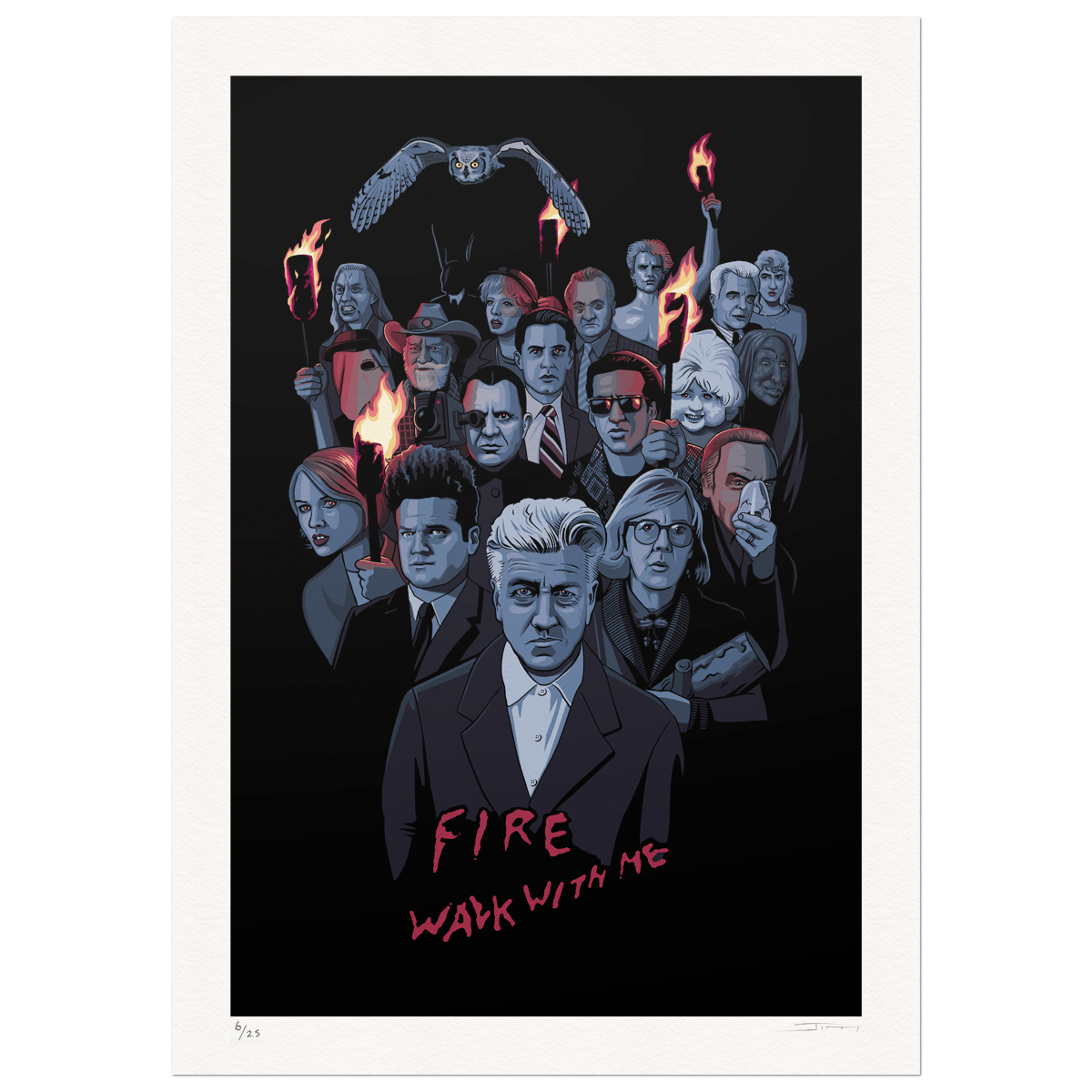 Fire Walk With Me - Ltd Giclee Print