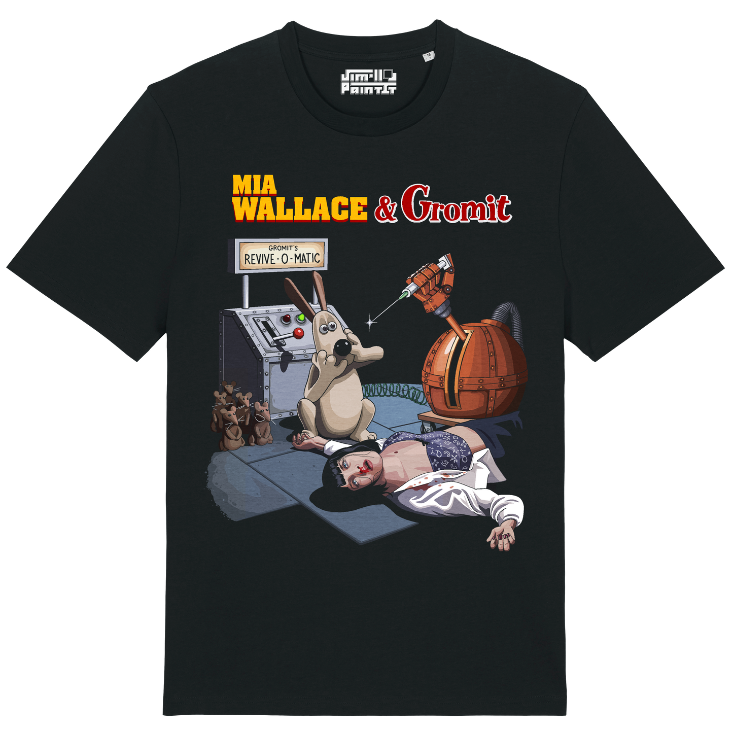 Mia Wallace & Gromit Tee