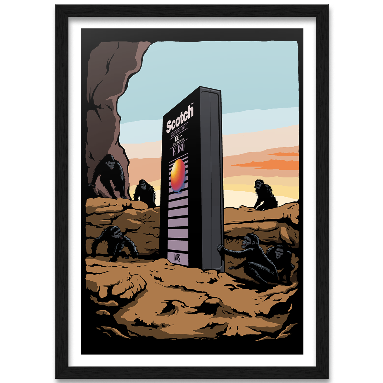 Video Monolith Art Print