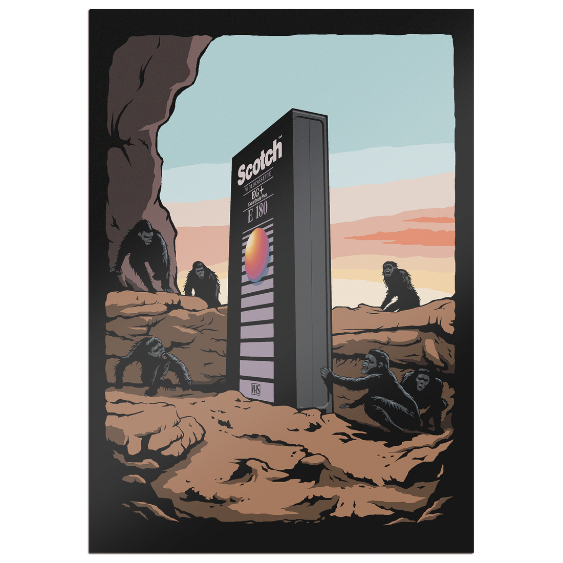 Video Monolith Poster Print – Jim'll Paint It