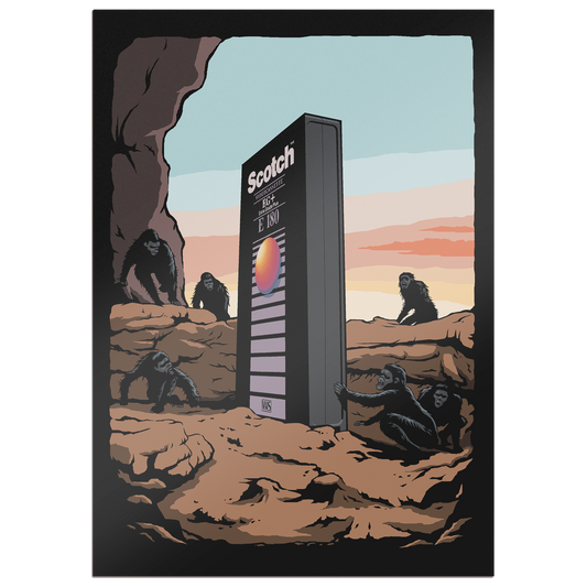 Video Monolith Poster Print