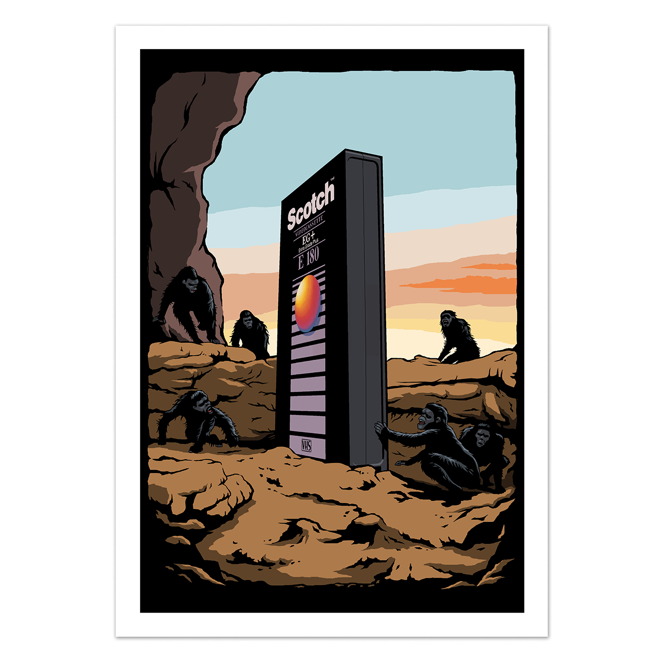 Video Monolith Art Print
