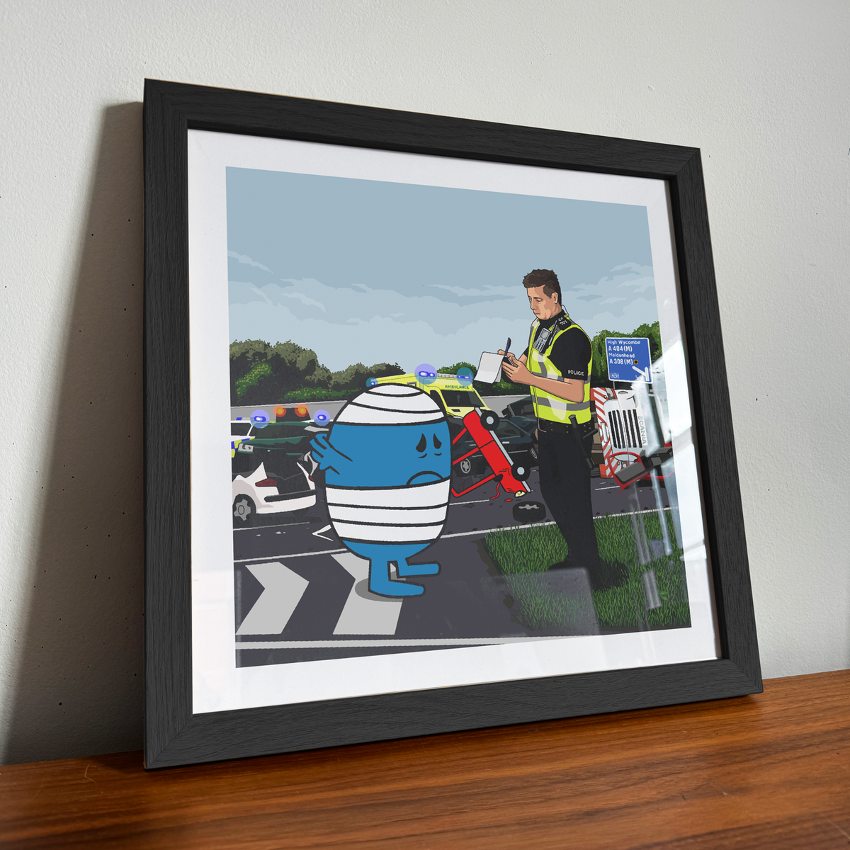 Mr. Bump Pile Up Art Print