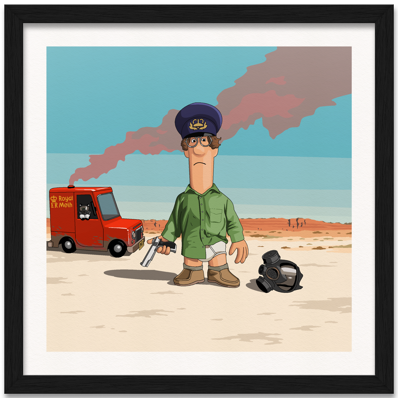 Breaking Pat Art Print