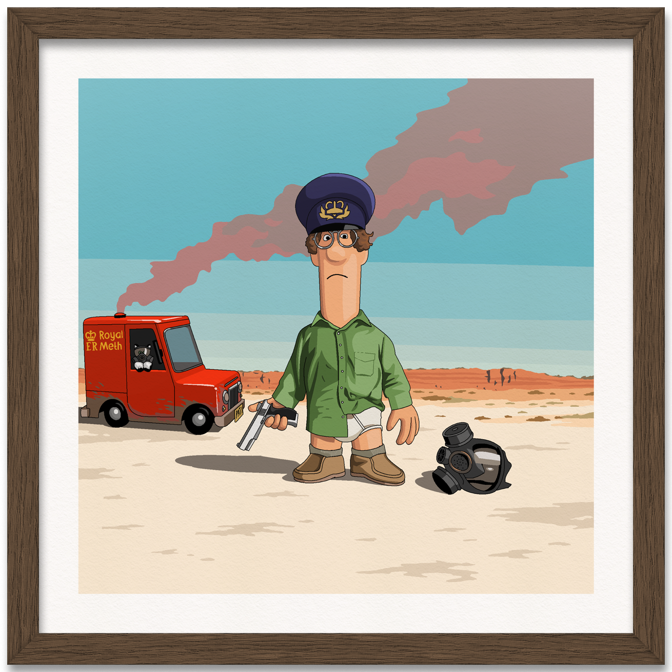 Breaking Pat Art Print