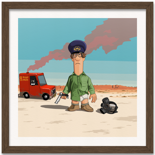 Breaking Pat Art Print