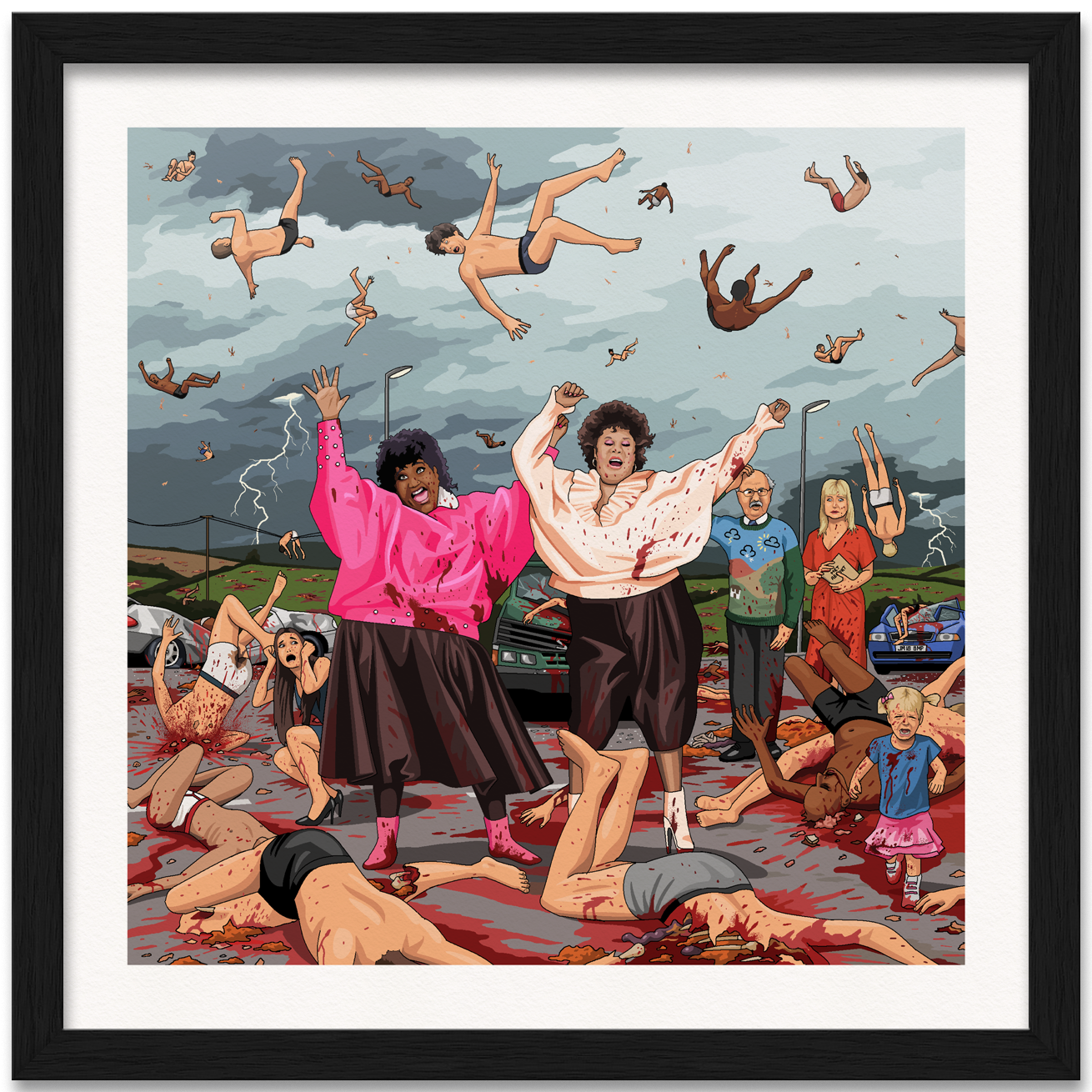 It's Raining Men Art Print