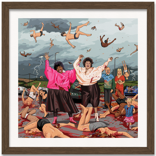 It's Raining Men Art Print