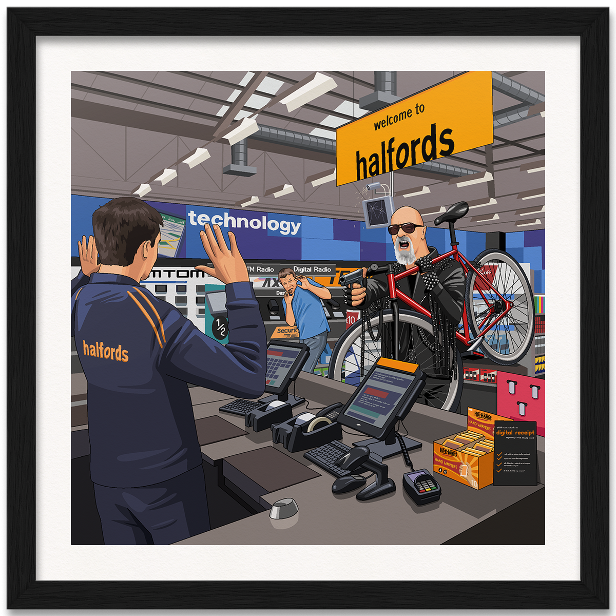 Rob Halford Robs Halfords Art Print