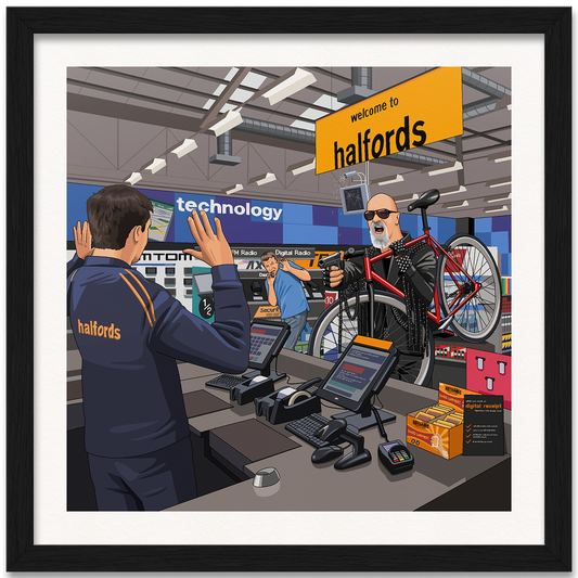 Rob Halford Robs Halfords Art Print