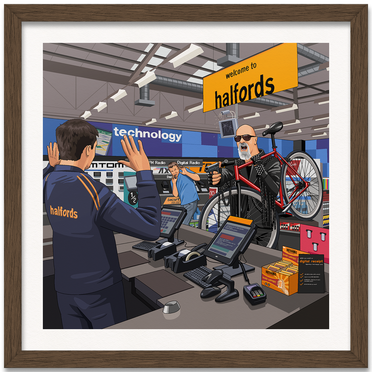 Rob Halford Robs Halfords Art Print