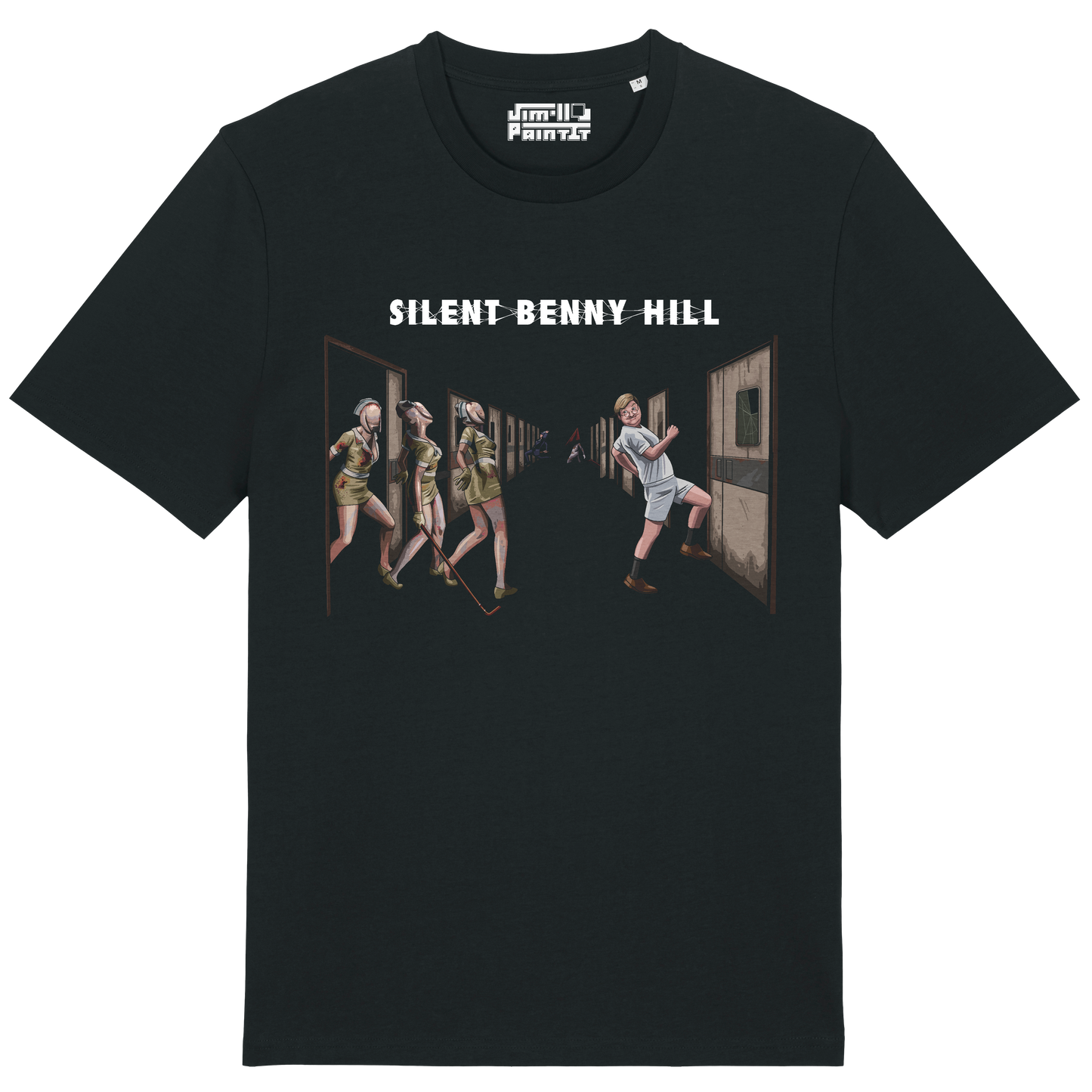 Silent Benny Hill - Unisex T-shirt