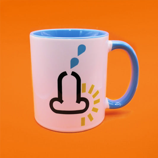 Cloudy With A Chance of Balls - Ceramic Mug