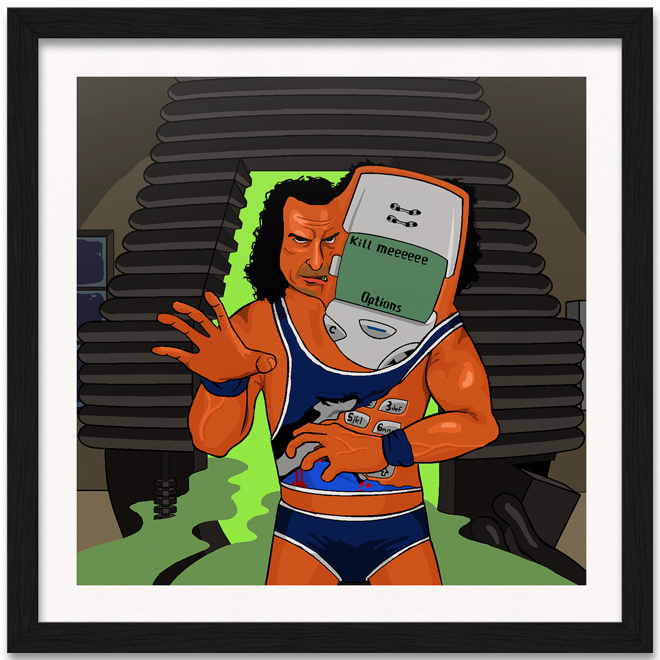 Nokia Wolf Art Print