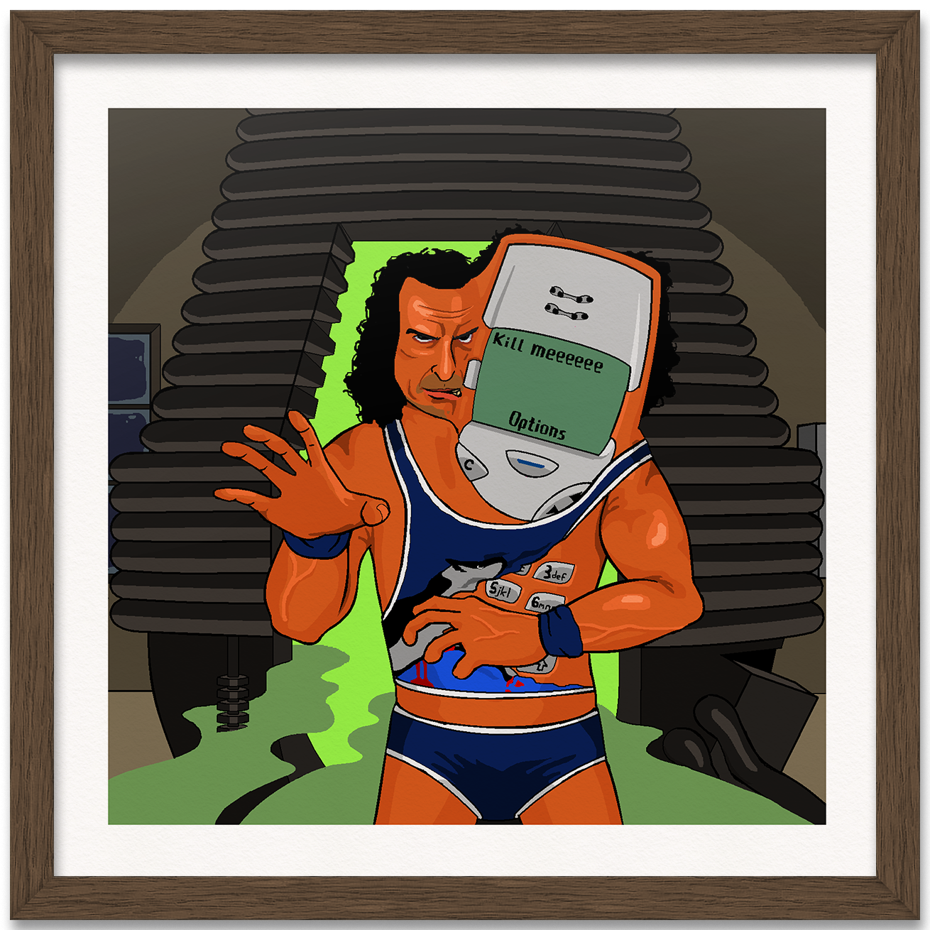 Nokia Wolf Art Print