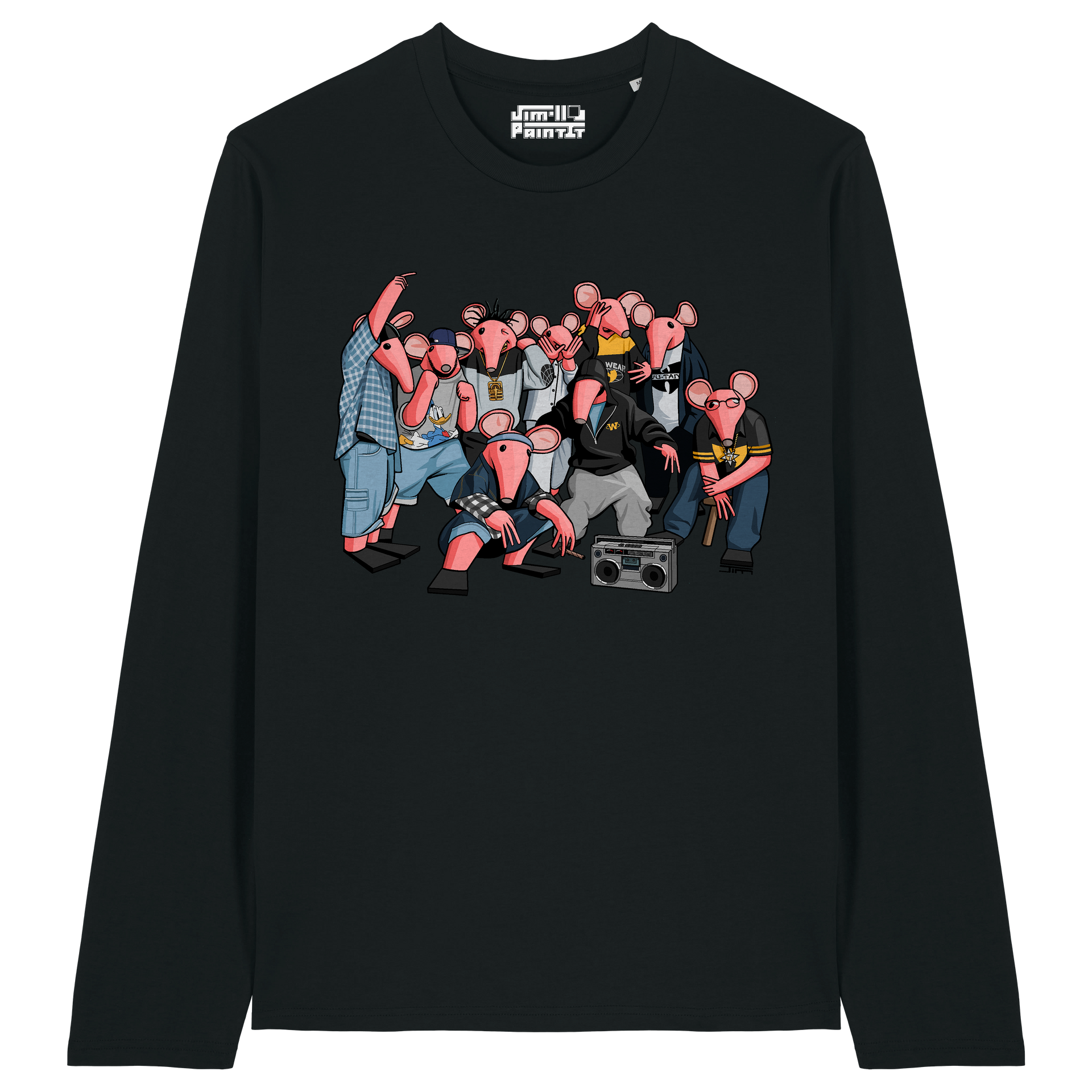 Wu-Tang Clangers - Longsleeve T-shirt – Jim'll Paint It